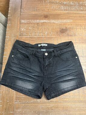 Women’s Black Denim Shorts - Casual Stretch Jean Short